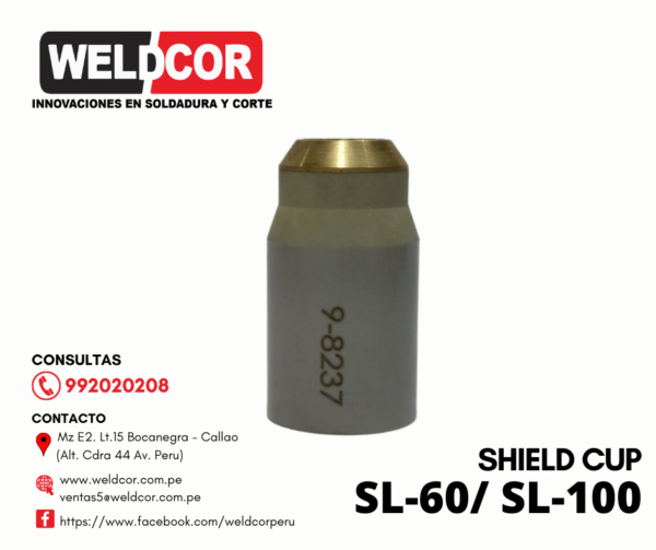 thumbnail image 2 of Thermal Dynamics 9-8237 Maximum Life Shield Cup For SL60 2 of 13